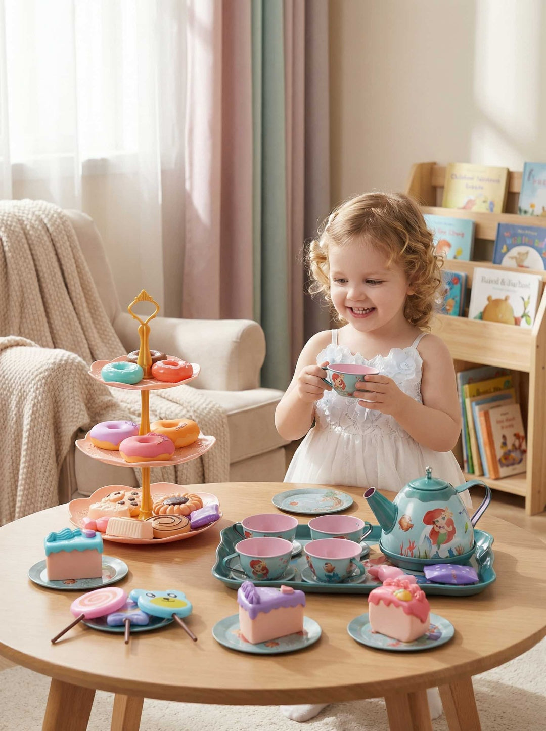 The Little Mermaid toy tea set