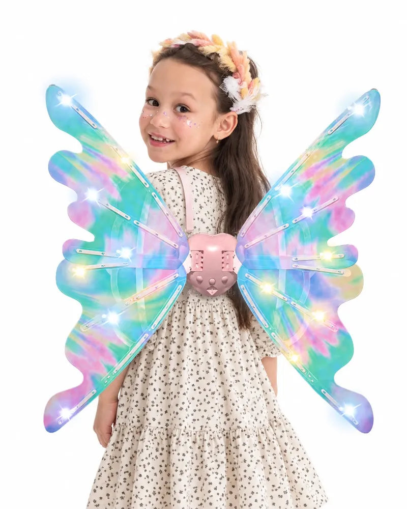 Light-up toy fairy wings