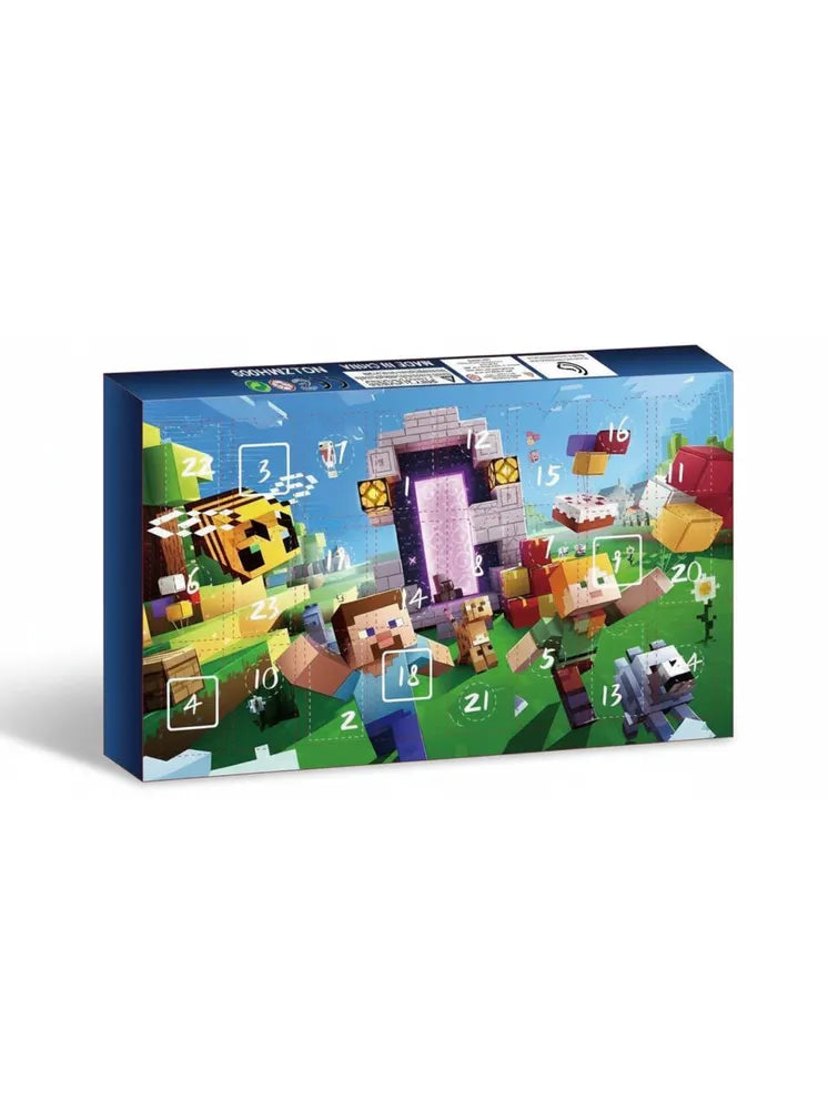 Advent calendar for kids with toys from the Minecraft series