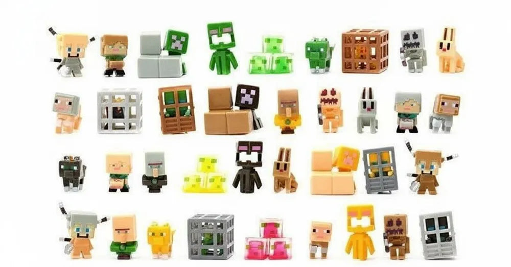 Advent calendar for kids with toys from the Minecraft series