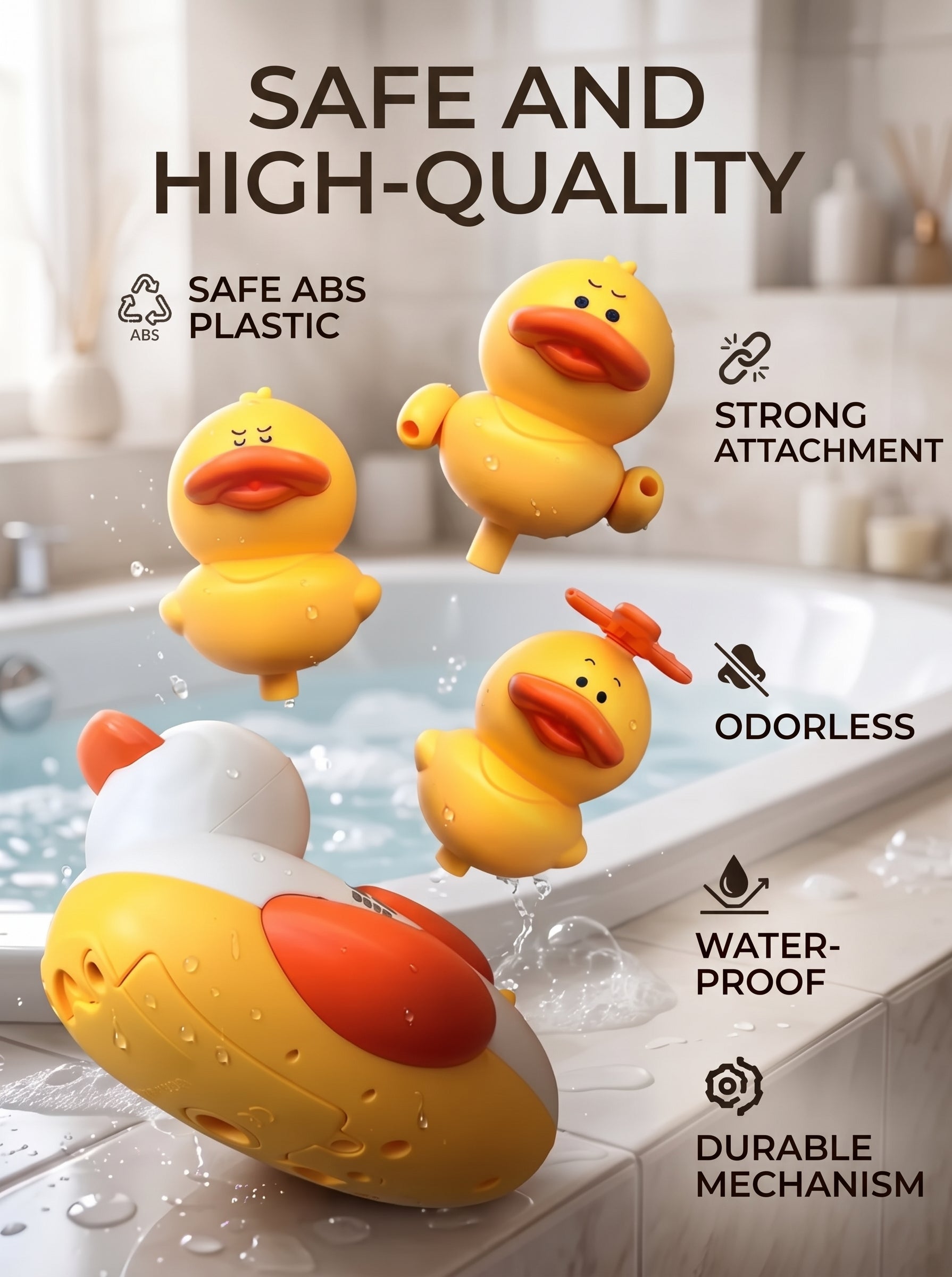 Duck bath toy