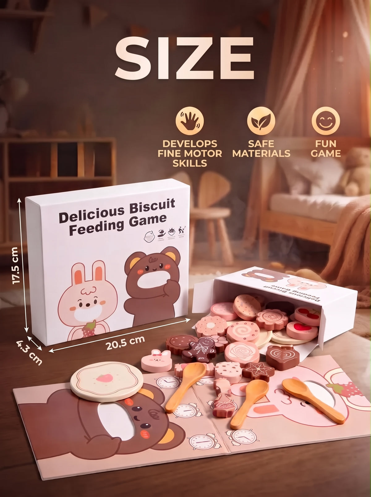 "Feed the Animals" – an educational play set for children