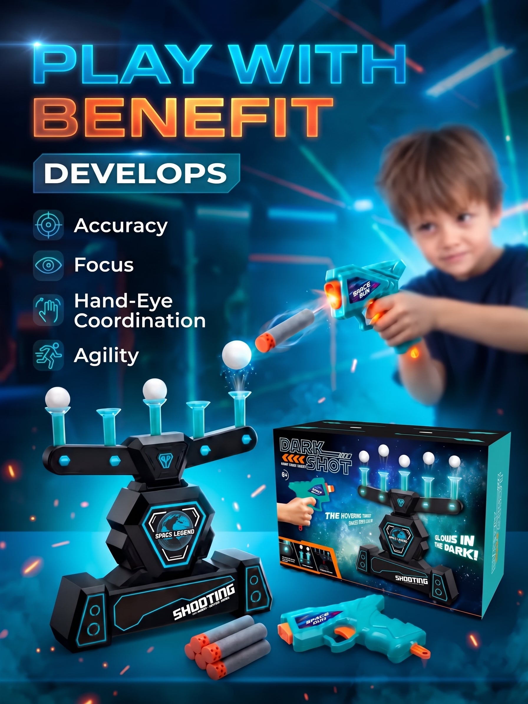 Hover Ball Target Game