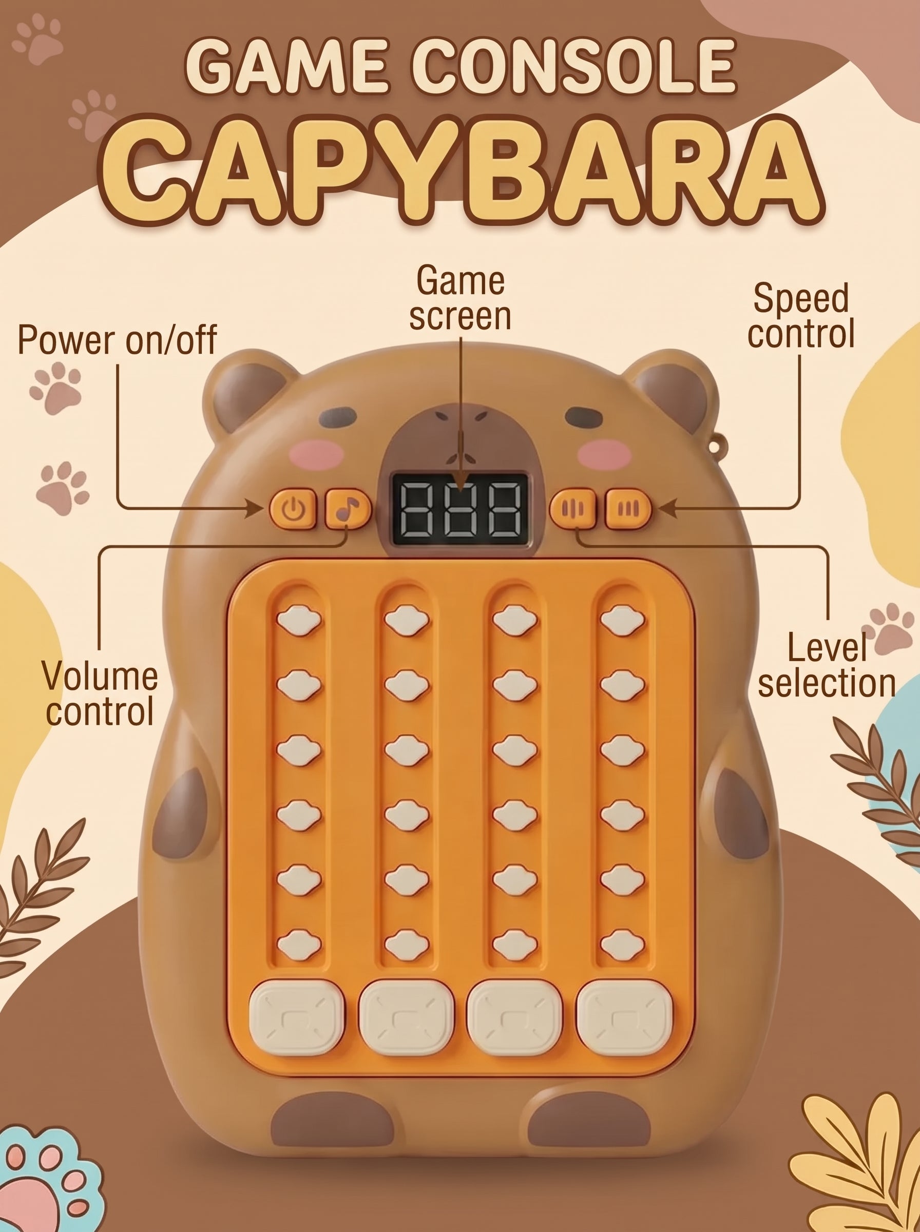 Music game machine CAPYBARA