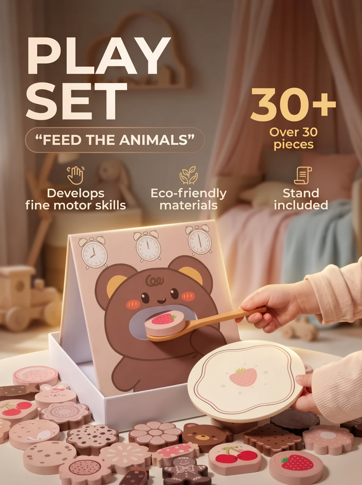 "Feed the Animals" – an educational play set for children