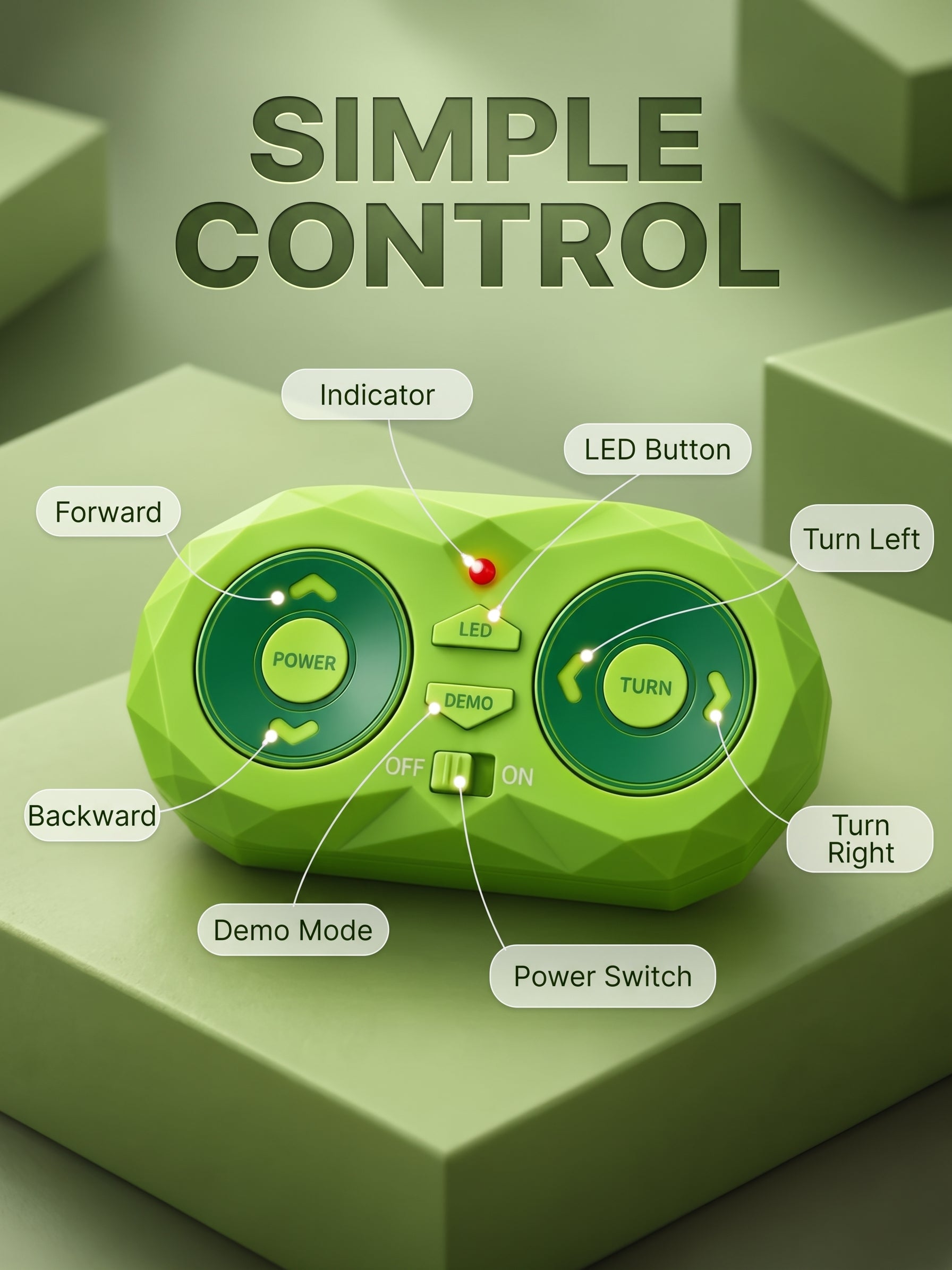 Interactive radio-controlled lizard