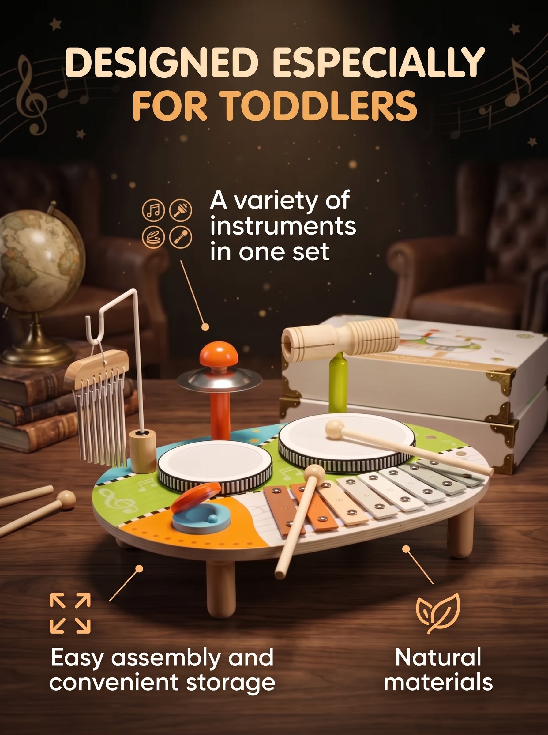 Children’s developmental musical table