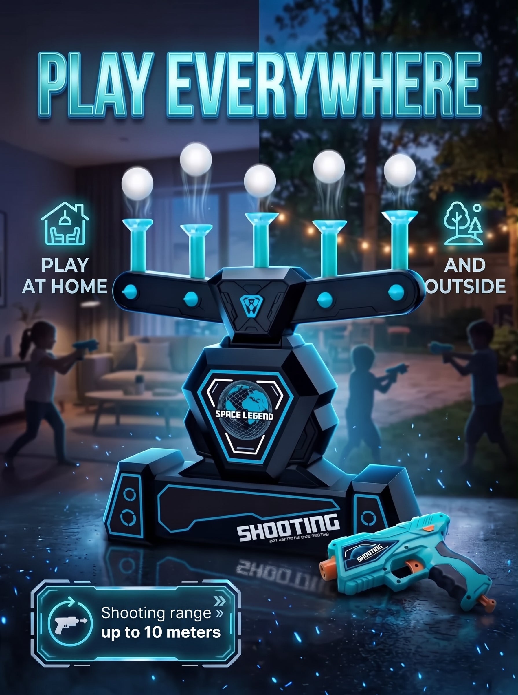 Hover Ball Target Game