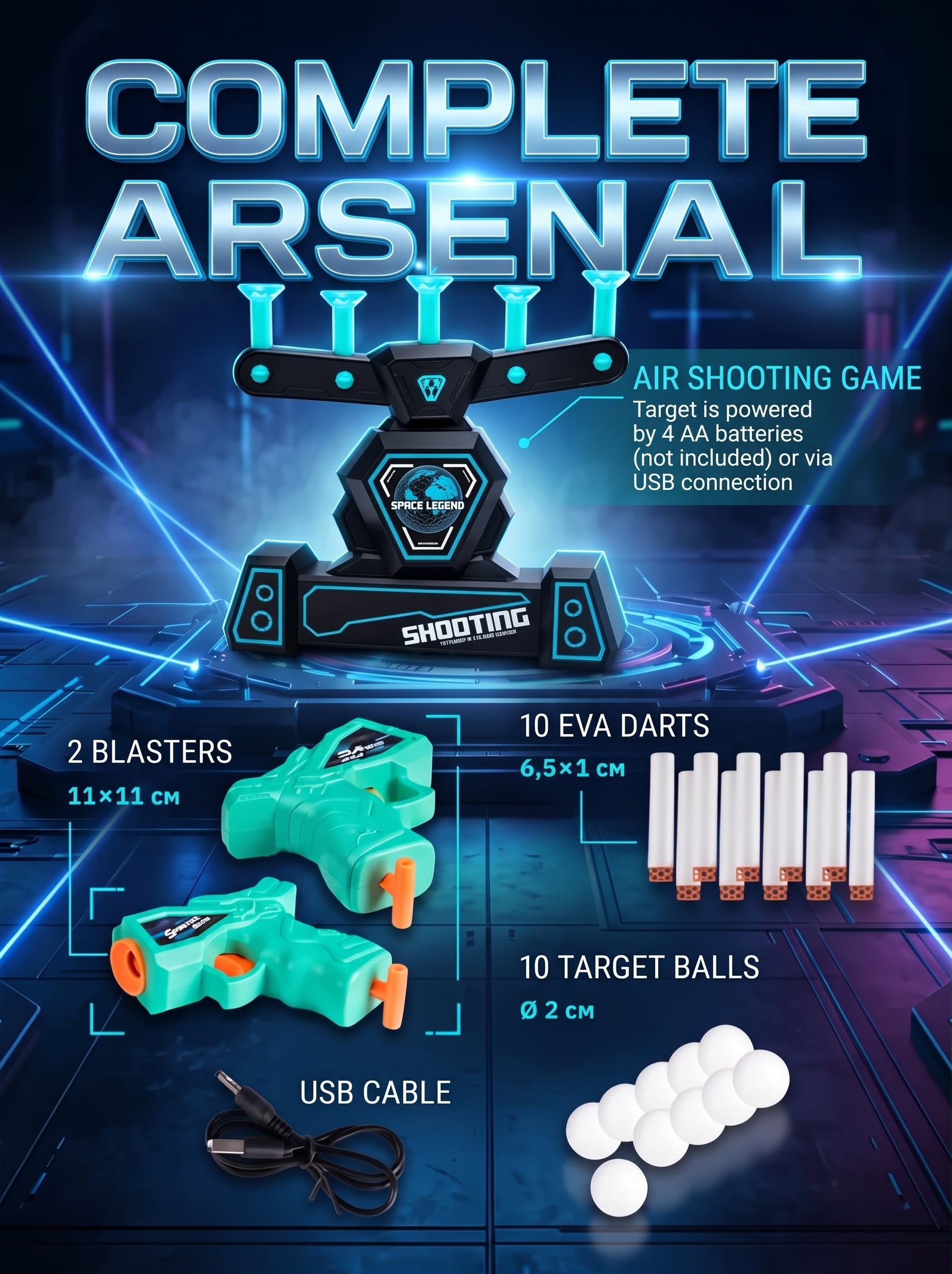 Hover Ball Target Game