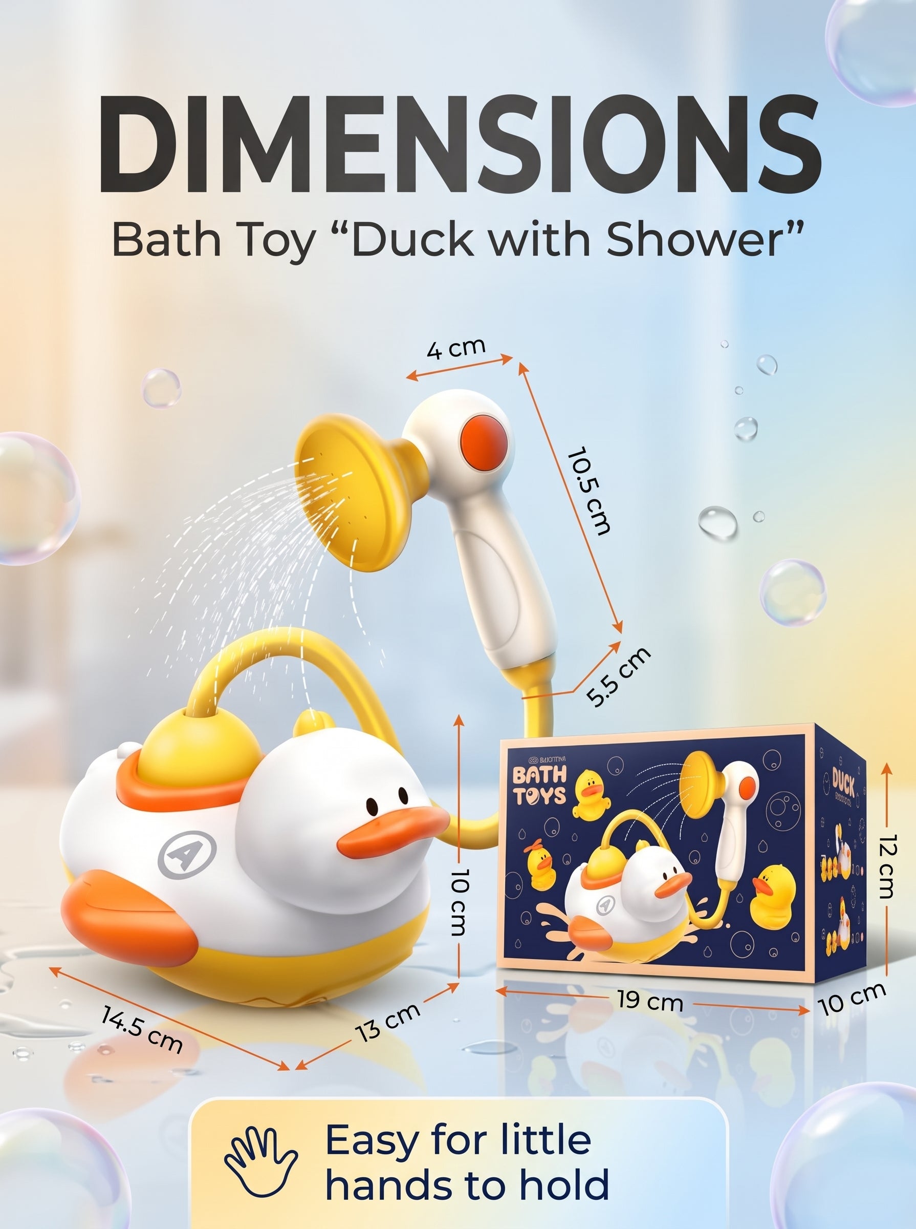 Duck bath toy