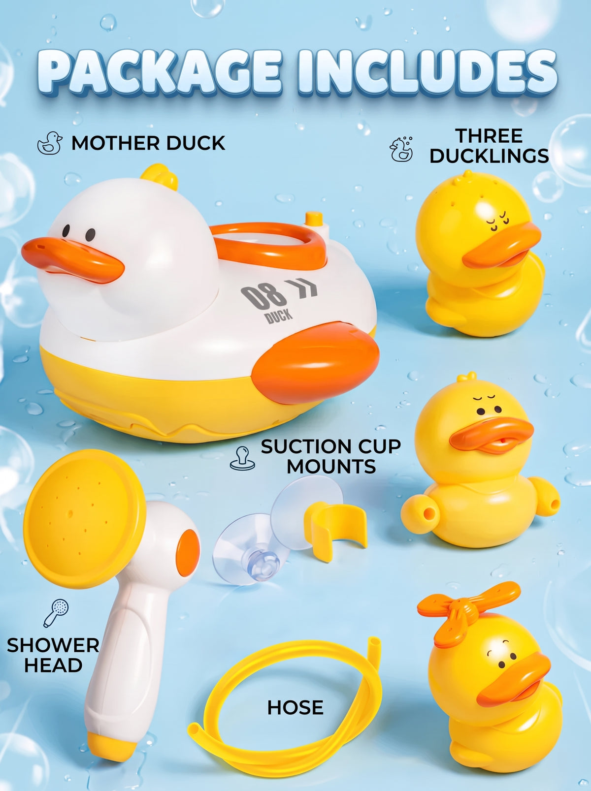 Duck bath toy