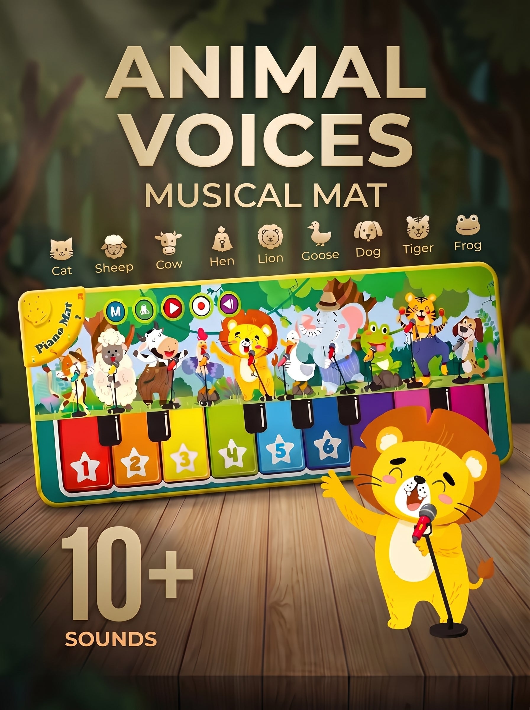 Children’s developmental musical mat