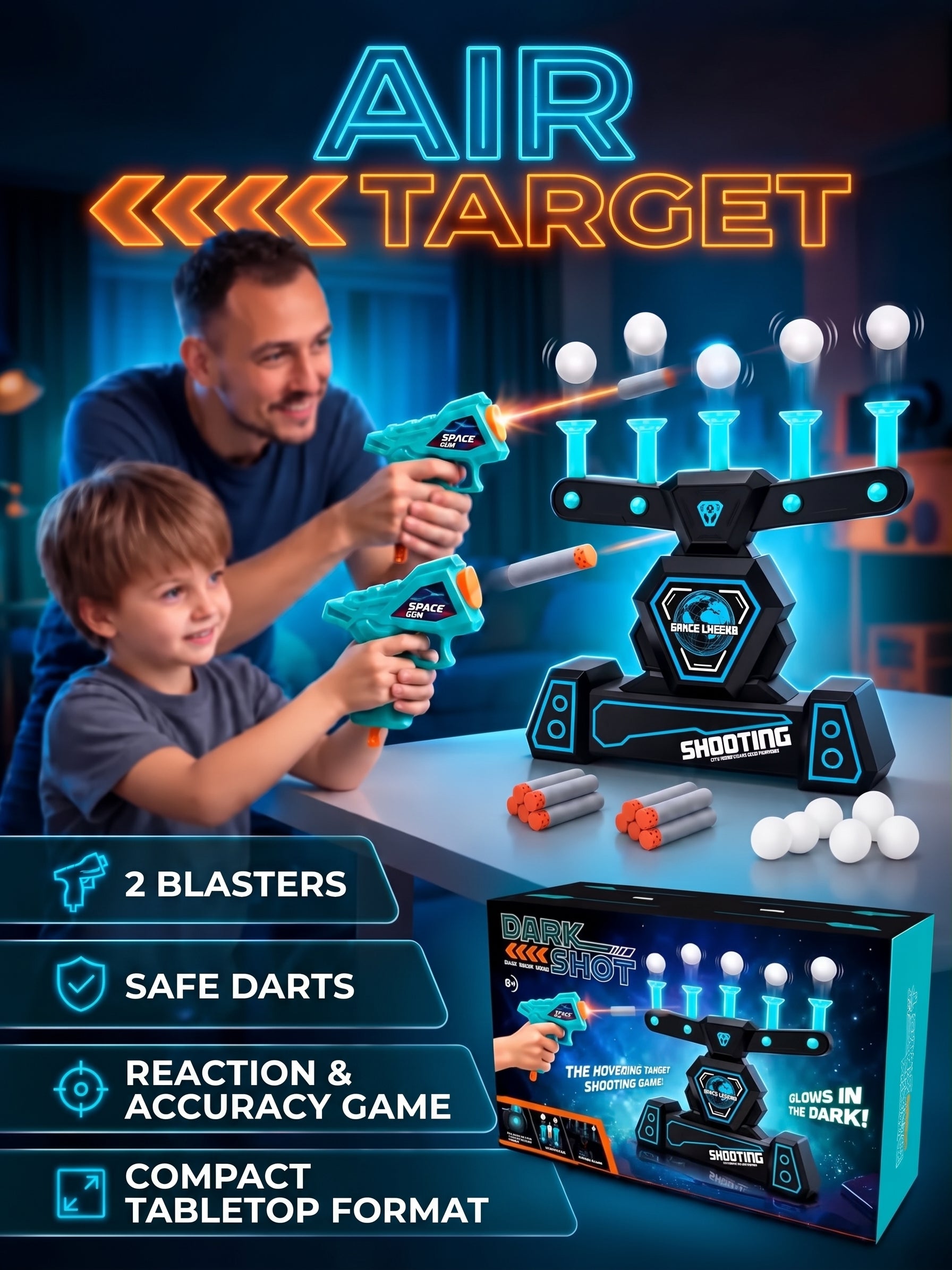 Hover Ball Target Game