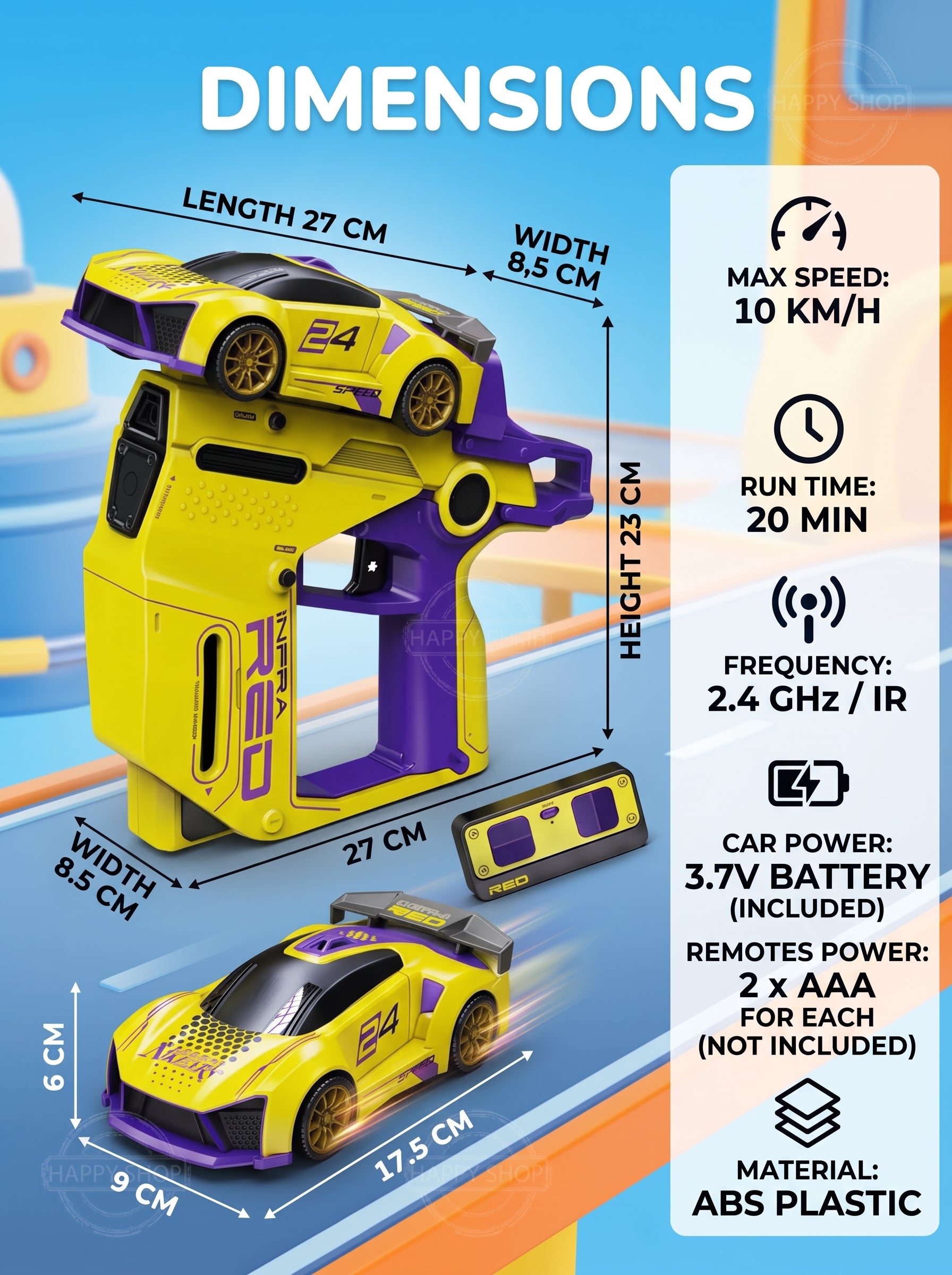 RC Battle Car with IR Cannon