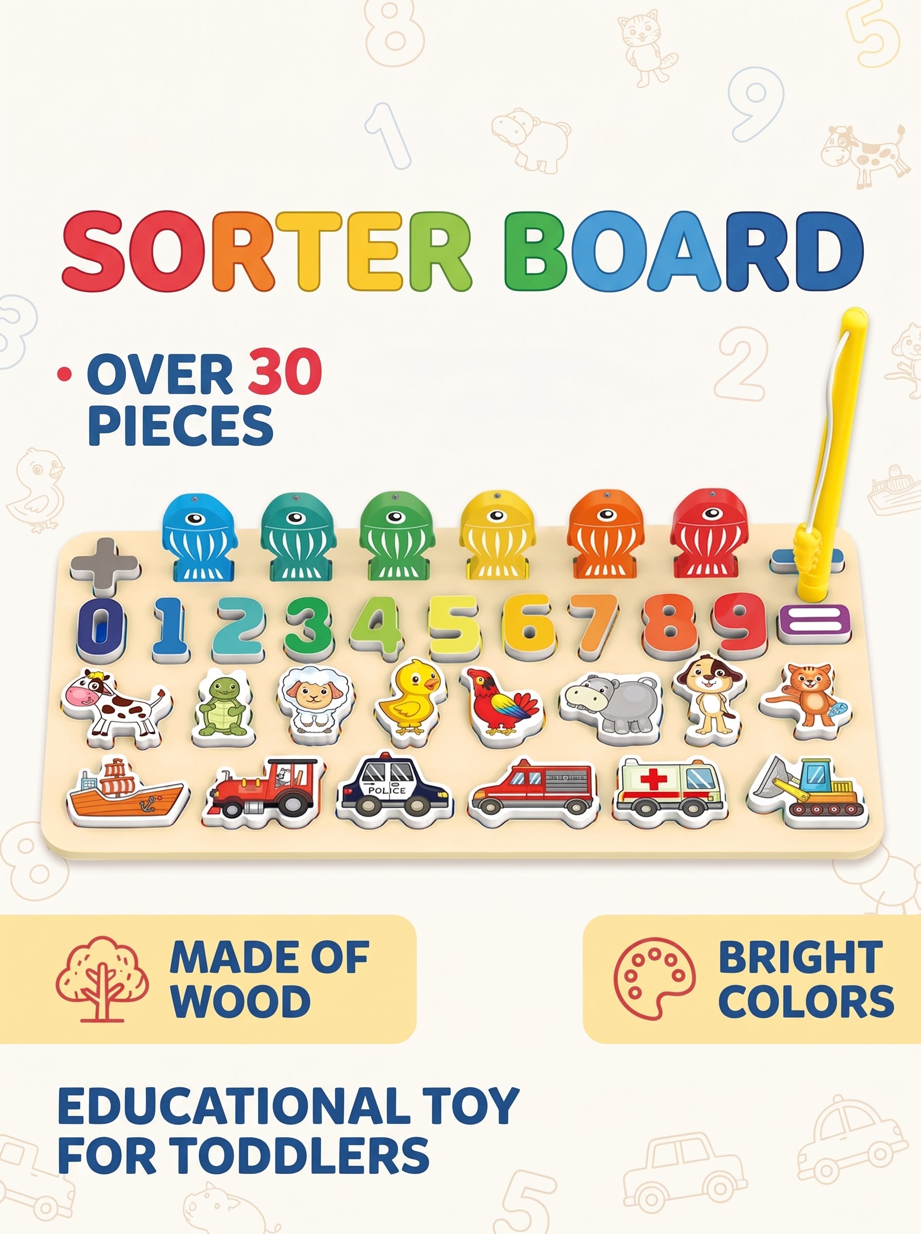 Educational Sorting Board for Children