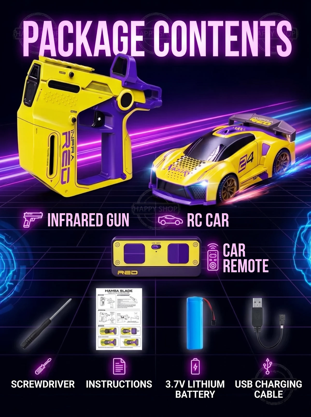 RC Battle Car with IR Cannon